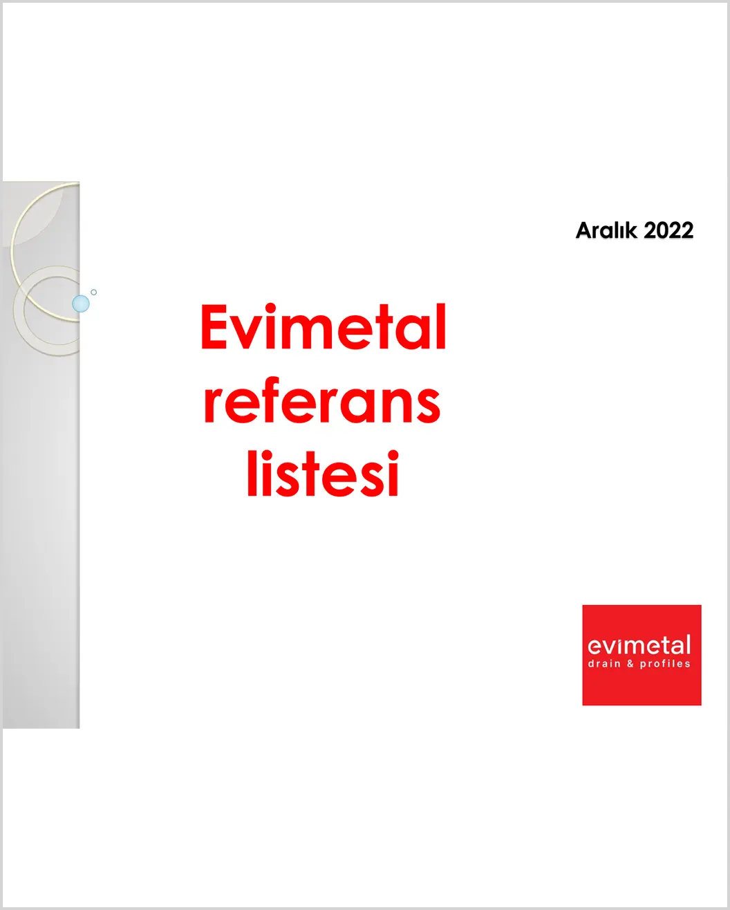 Evimetal Referanslar